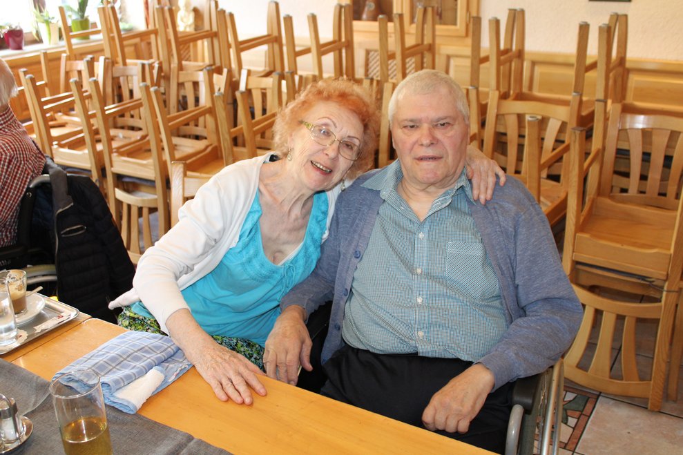 Bewohner mit Angehöriger