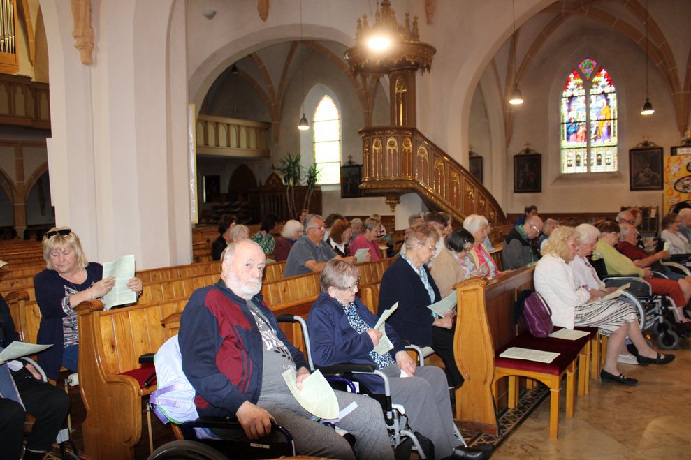 Andacht in der Pfarrkirche Gresten