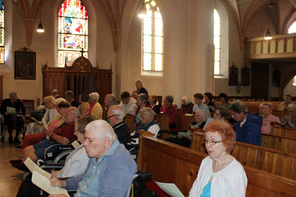 Andacht in der Pfarrkirche Gresten
