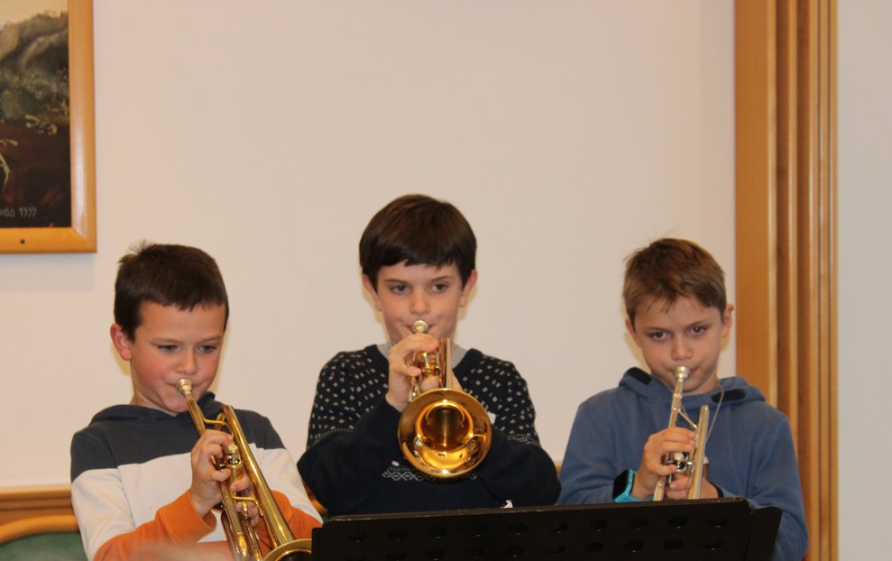 Trompetenklasse der Musikschule Waidhofen/Ybbs