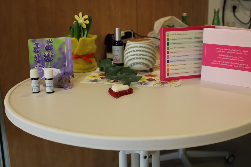 Informationsstand Aromapflege